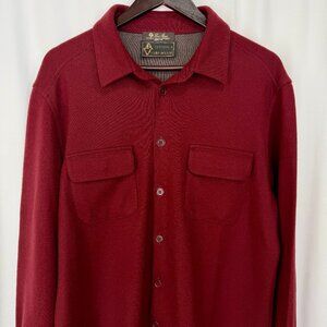 LORO PIANA Vicuna - Baby Cashmere Artesania Icuna Bolivia Overshirt Size L EUC